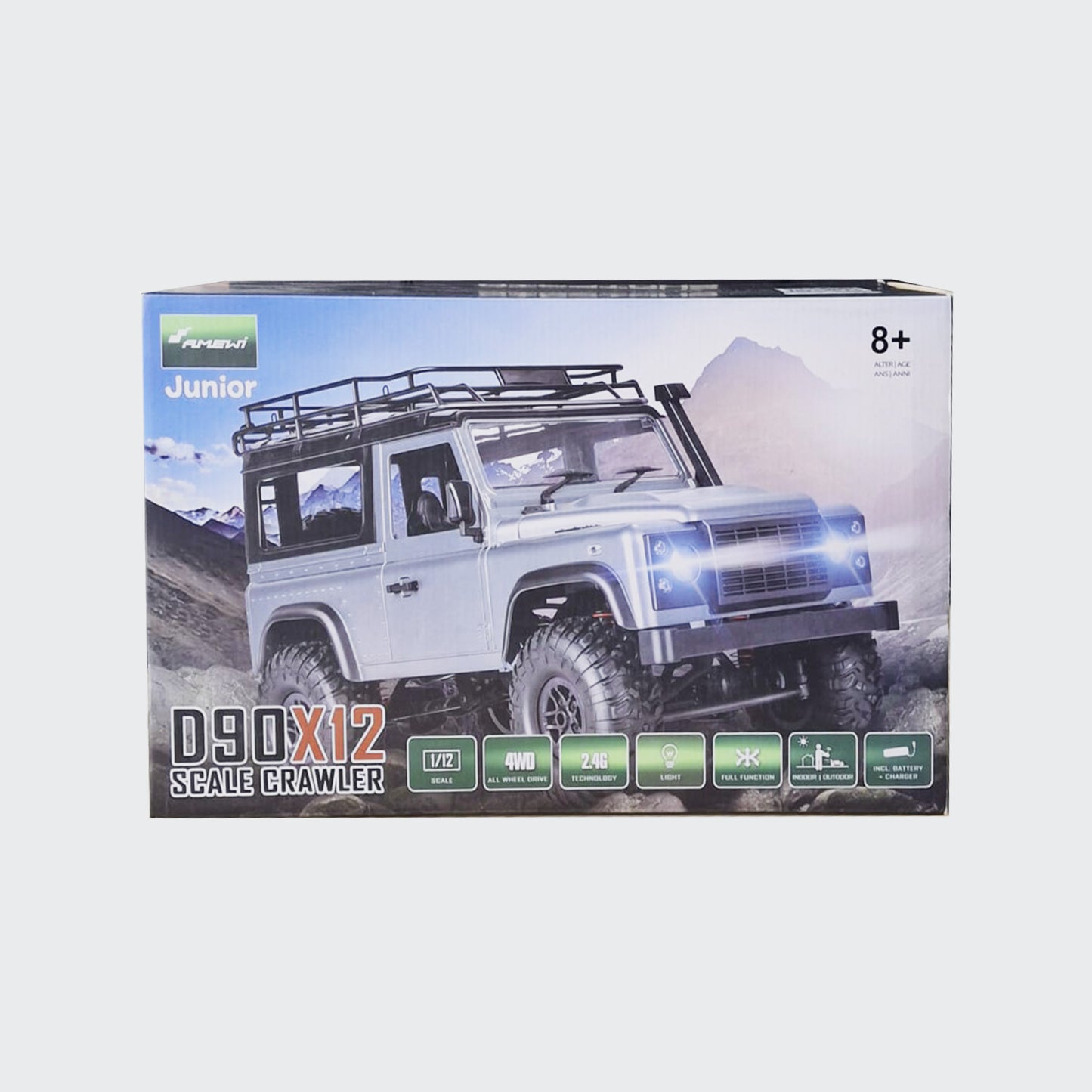 RC Elektro Geländewagen mit Allradantrieb und Scale Design