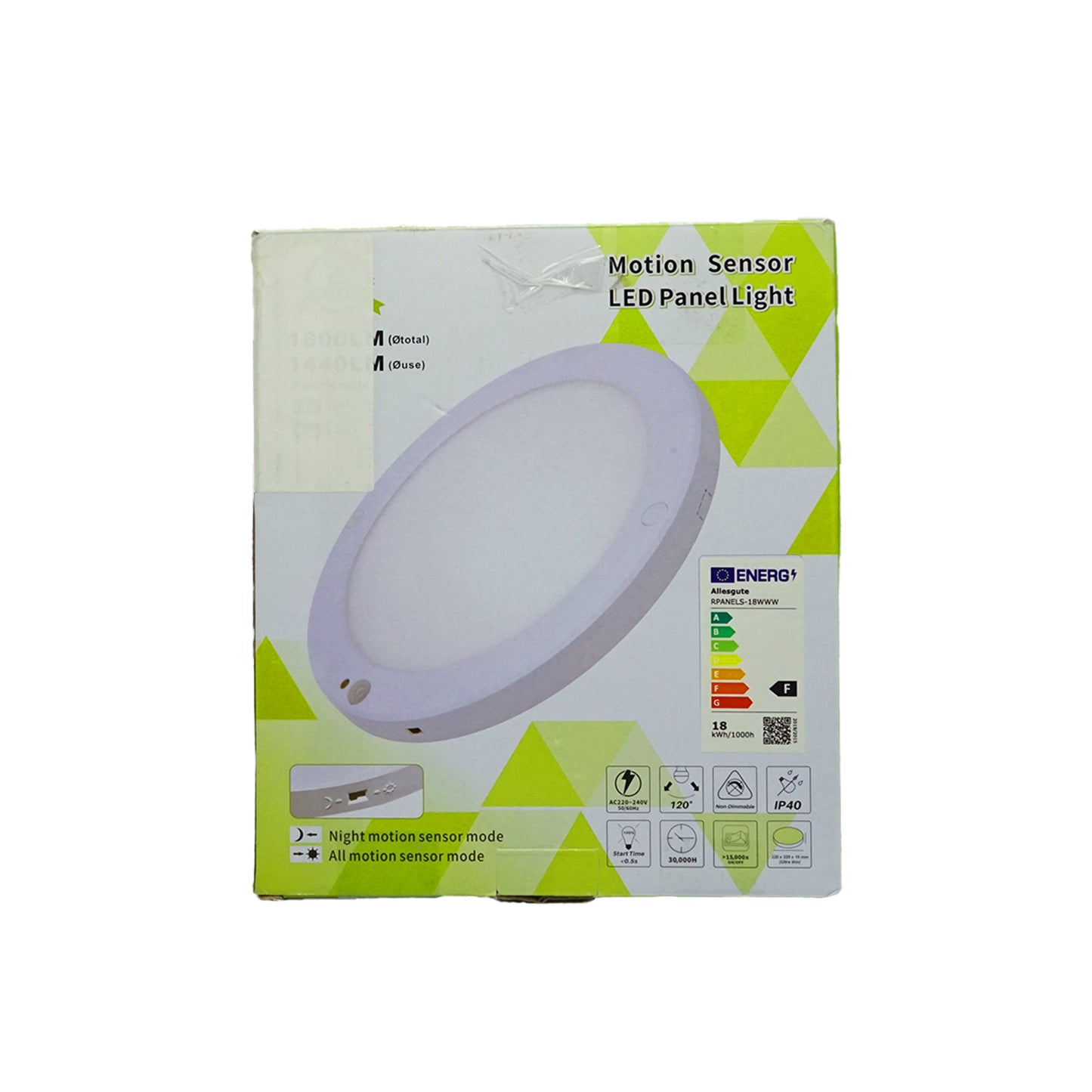 Allesgute  LED Deckenleuchte mit Bewegungsmelder 