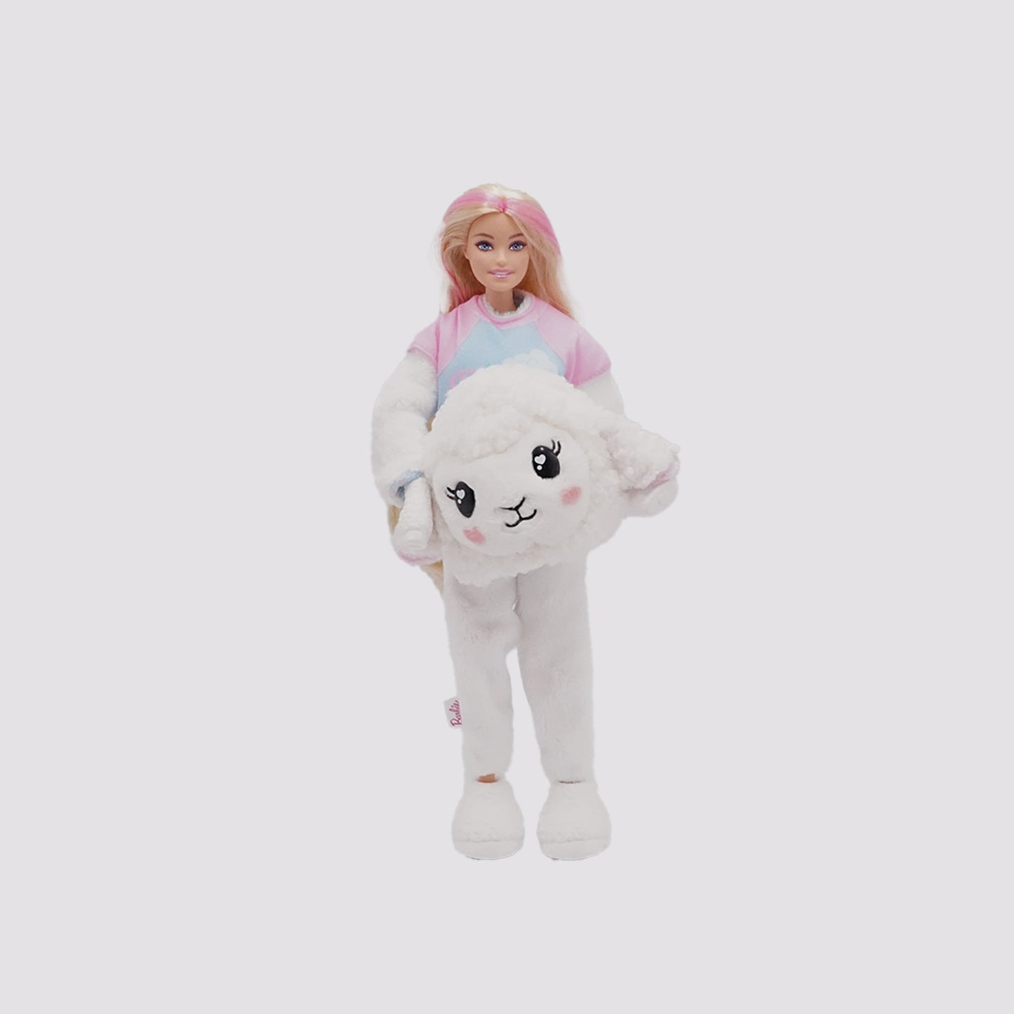 Barbie mit Plüschlamm