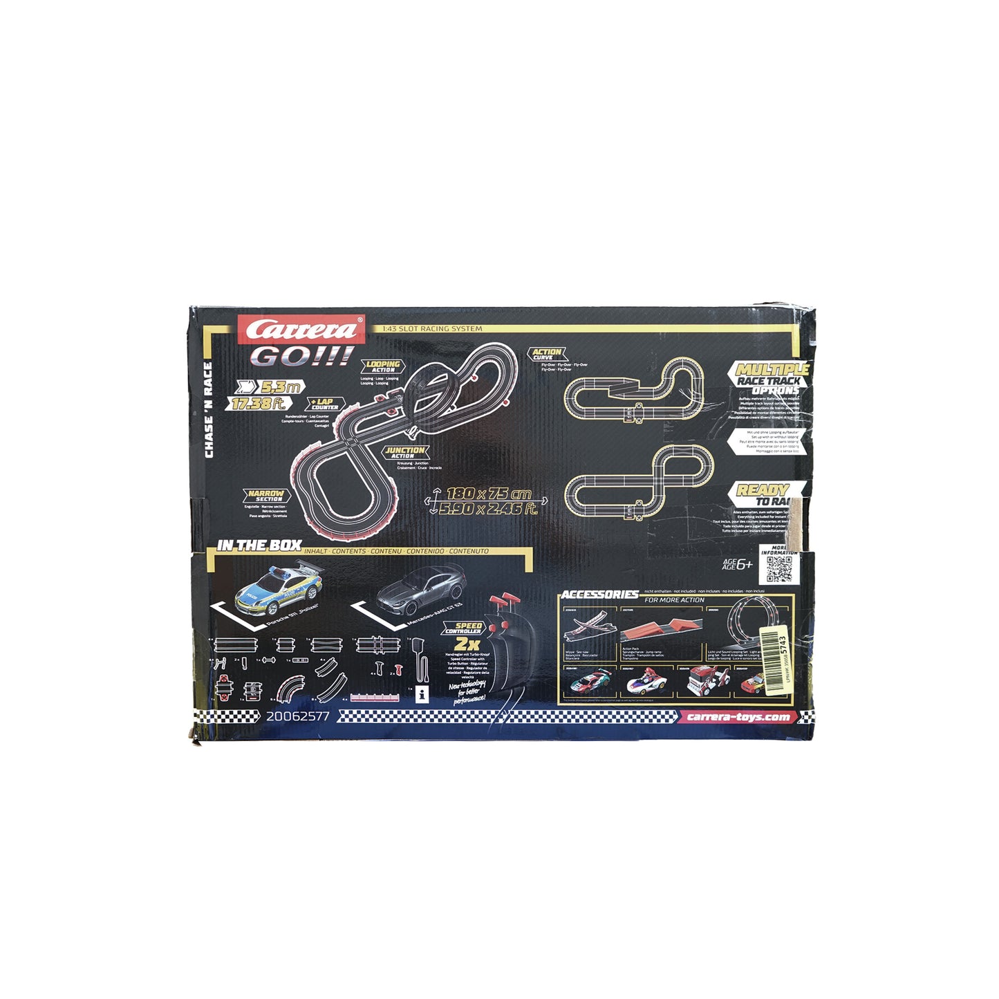 Carrera GO!!! Chase 'n Race Rennbahn-Set