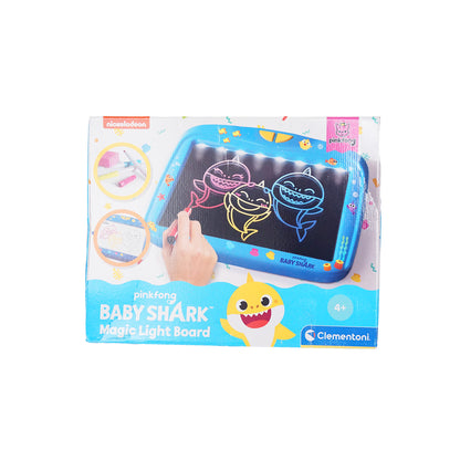Clementoni 18617 Baby Shark Magische Leuchttafel mit LED