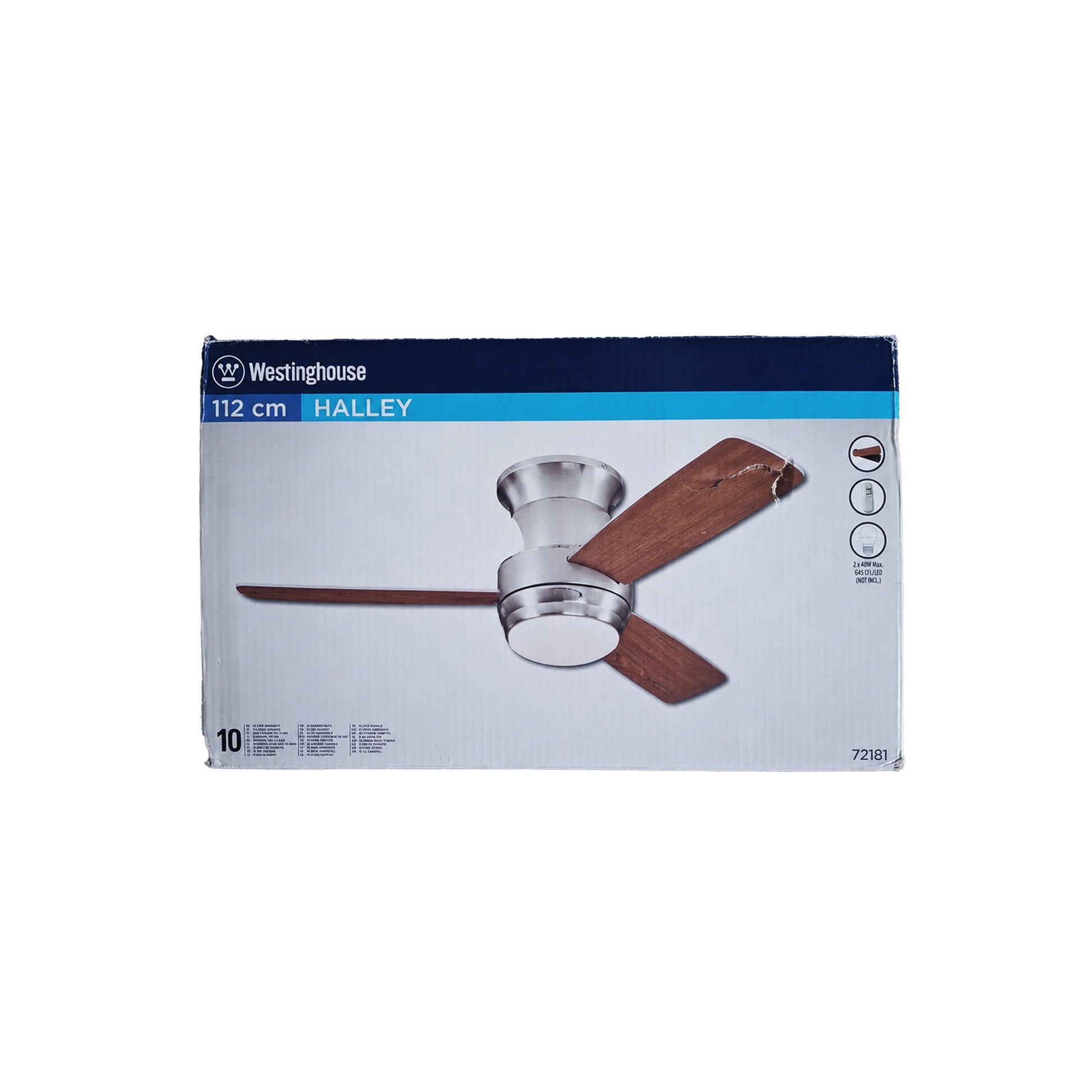 Westinghouse Halley 72181 Deckenventilator 112 cm in Verpackung