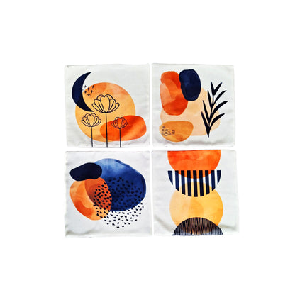 Deko-Kissenbezug 40x40 cm – Outdoor geeignet, Set aus 4 Stück