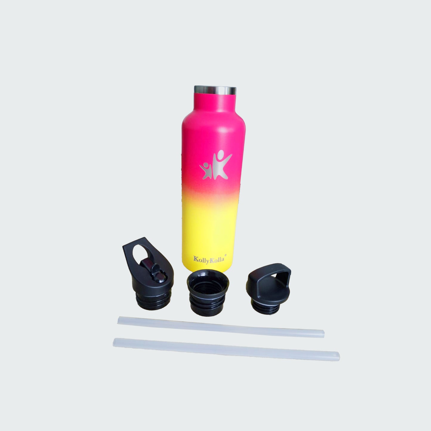 Edelstahl Trinkflasche 750 ml mit Schraubverschluss von KollyKolla