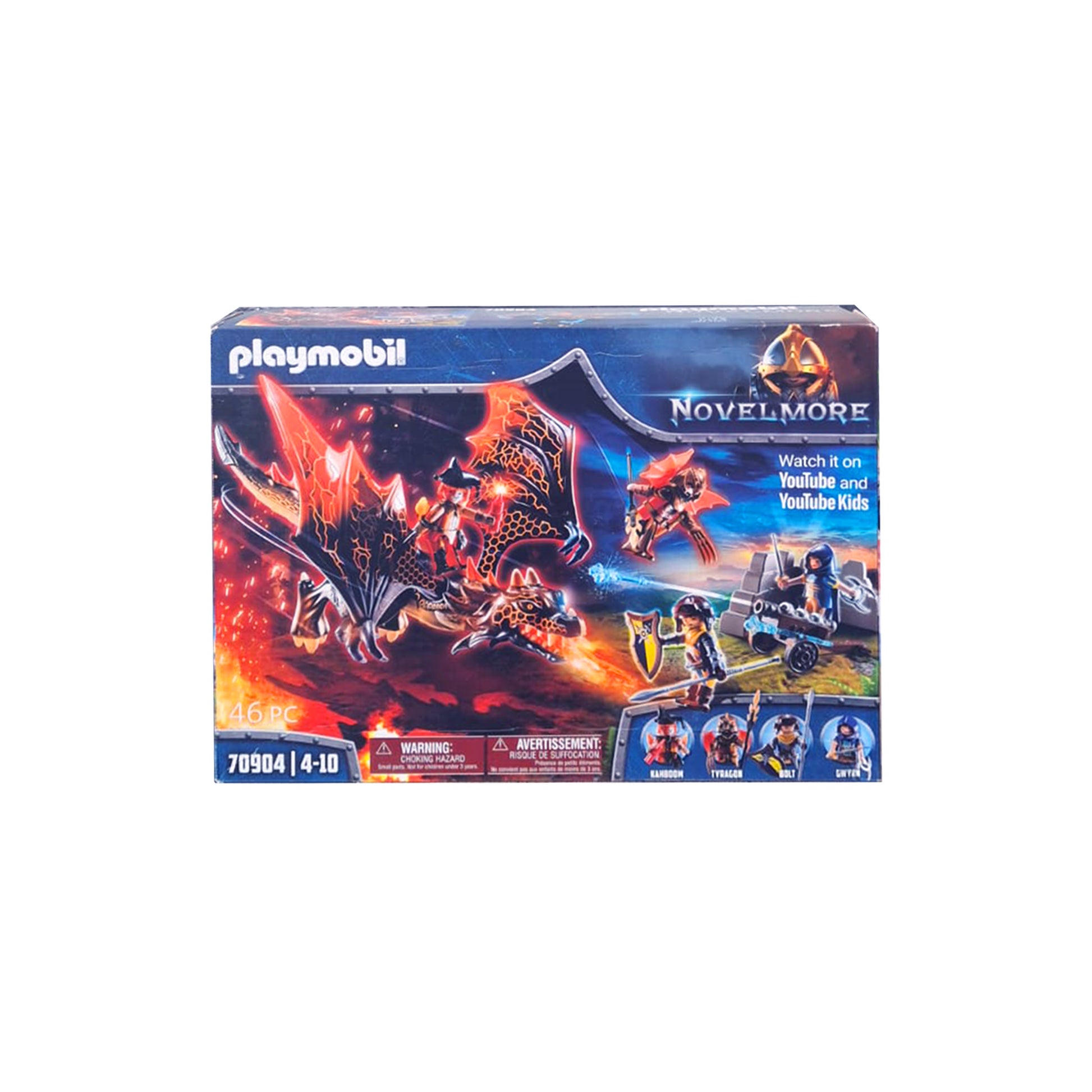Playmobil Novelmore 70904 Drachenattacke mit Feuerdrachen und Rittern