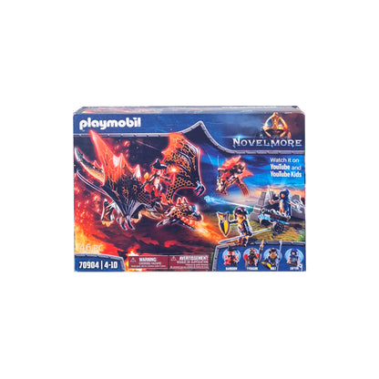 Playmobil Novelmore 70904 Drachenattacke mit Feuerdrachen und Rittern