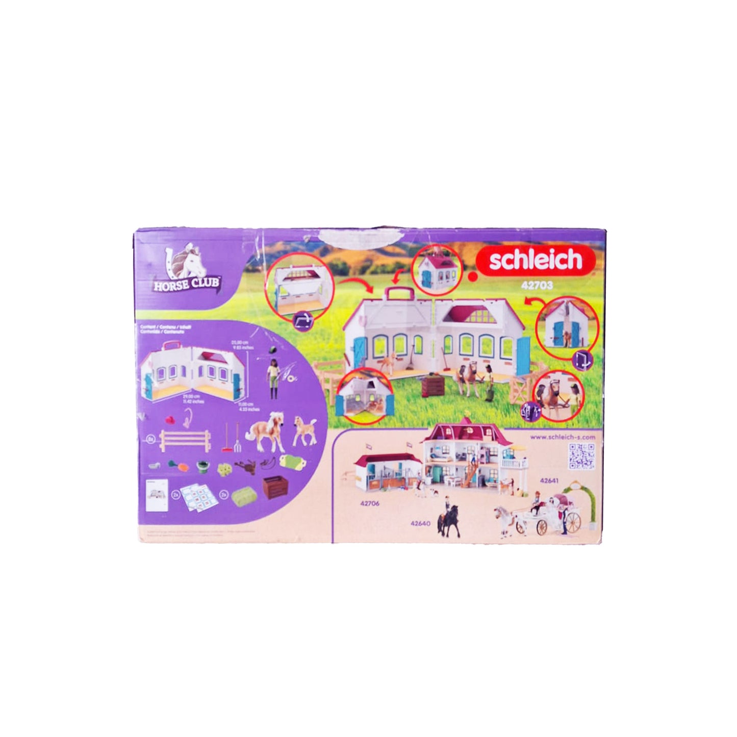 HORSE CLUB Stall Spielset Kleines Hufeisen Detailansicht