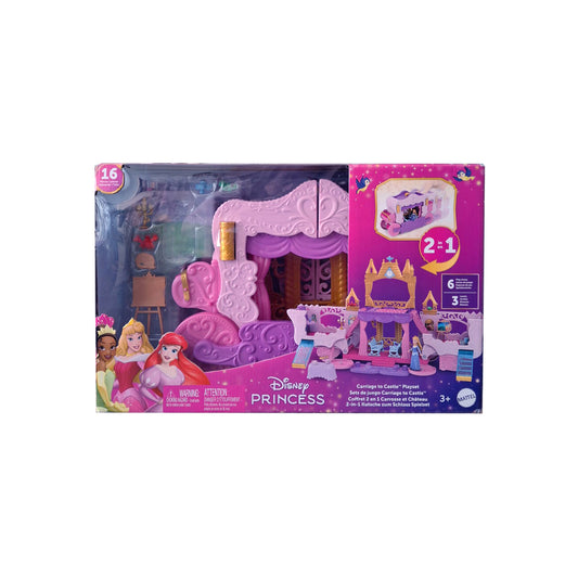 Mattel Disney Prinzessin Verwandlungs-Spielset Kutsche zu Schloss HWX17