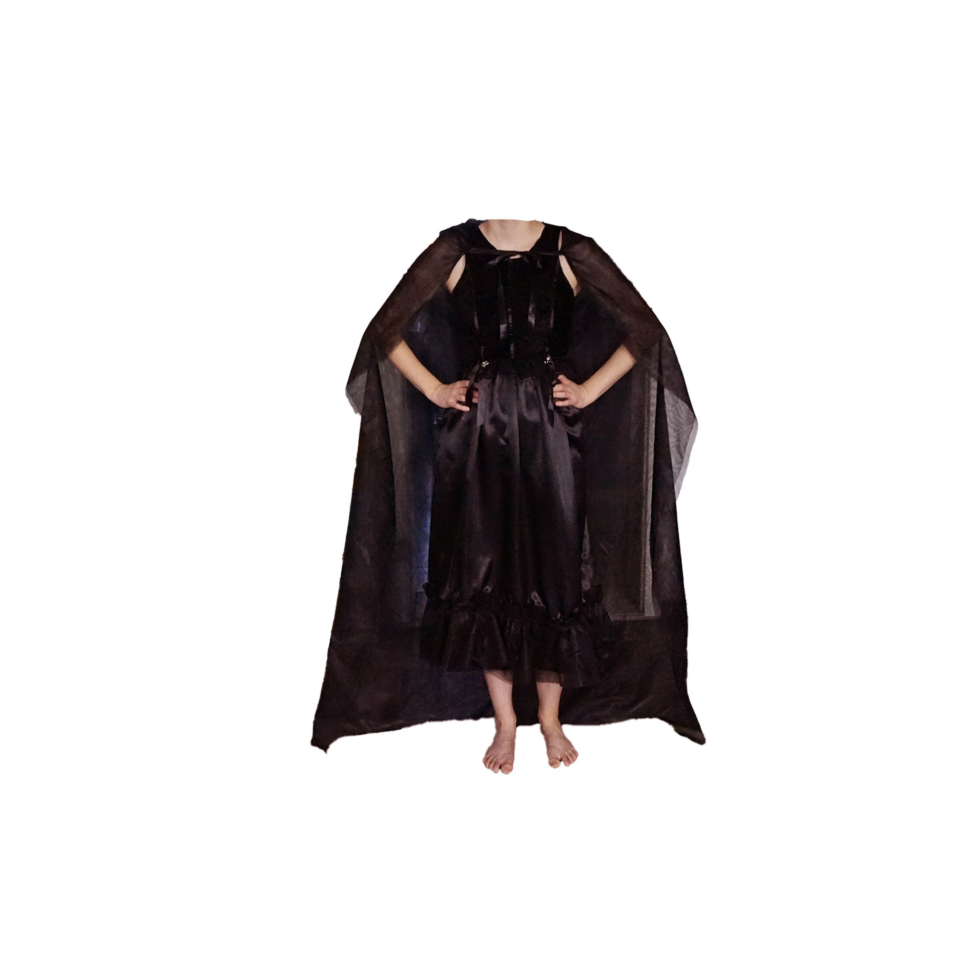 FORMIZON Fasching Kostüm Damen Schwarze Geisterbraut