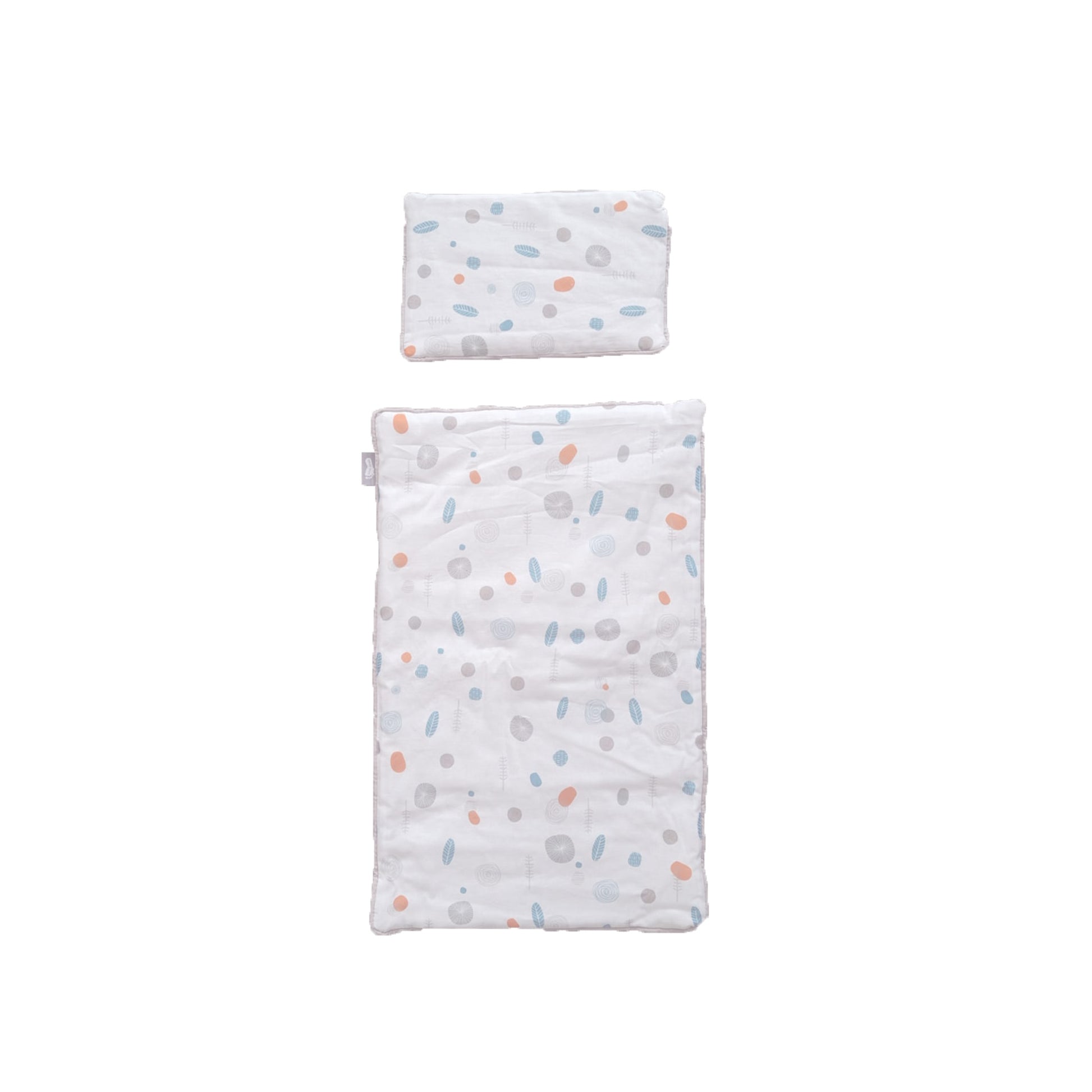 Small Foot Little Button Puppenbett mit Kissen und Bettdecke