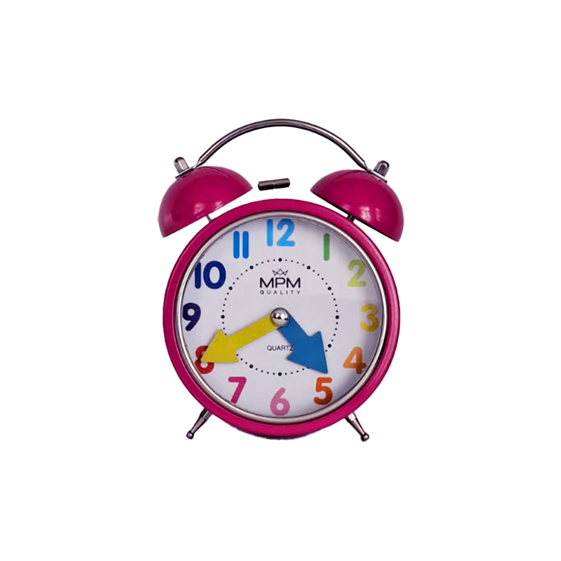 Zifferblatt MPM Design Wecker pink Nahaufnahme