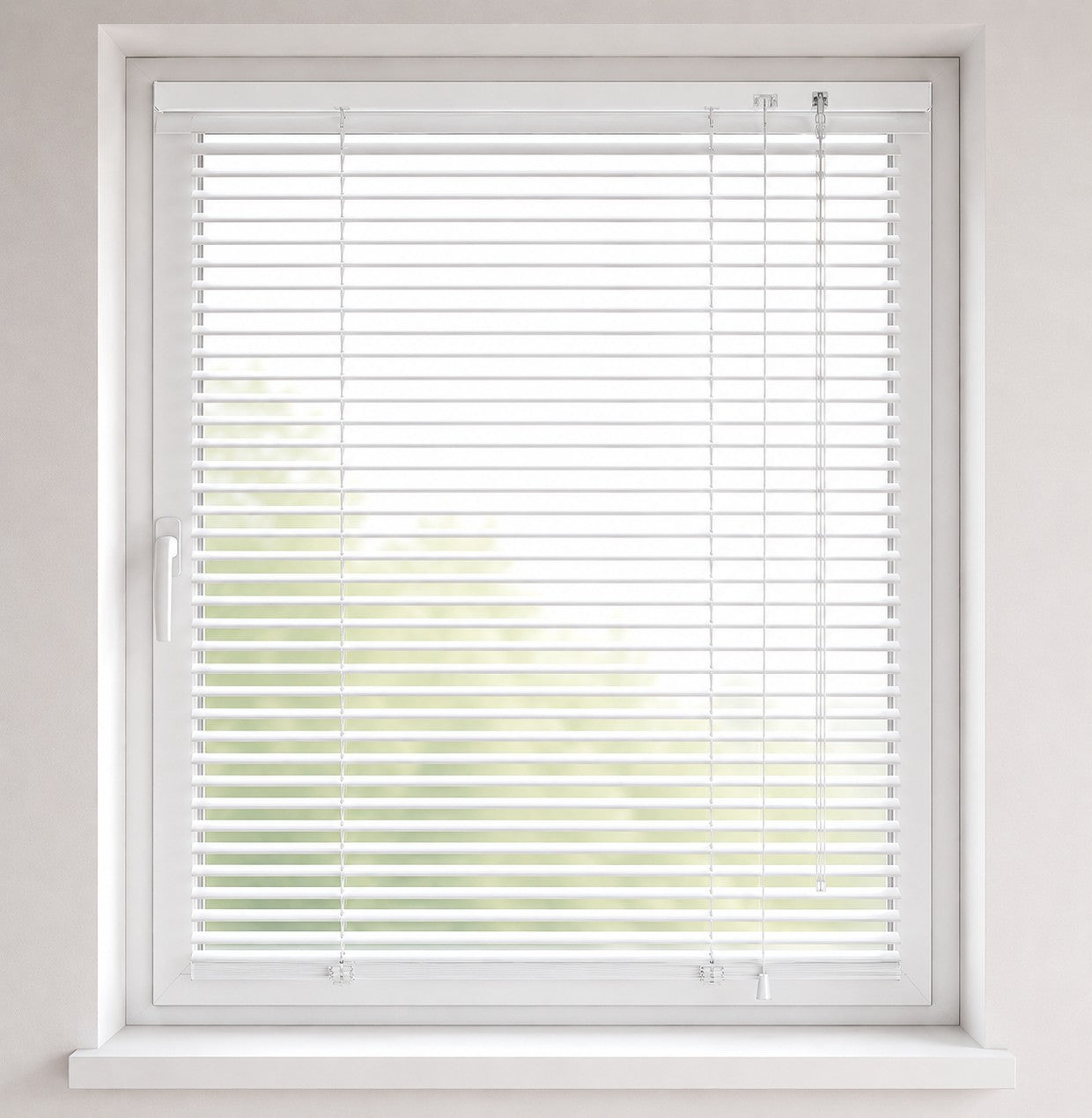 Deco Company Klemmfix Jalousie mit verstellbaren Lamellen