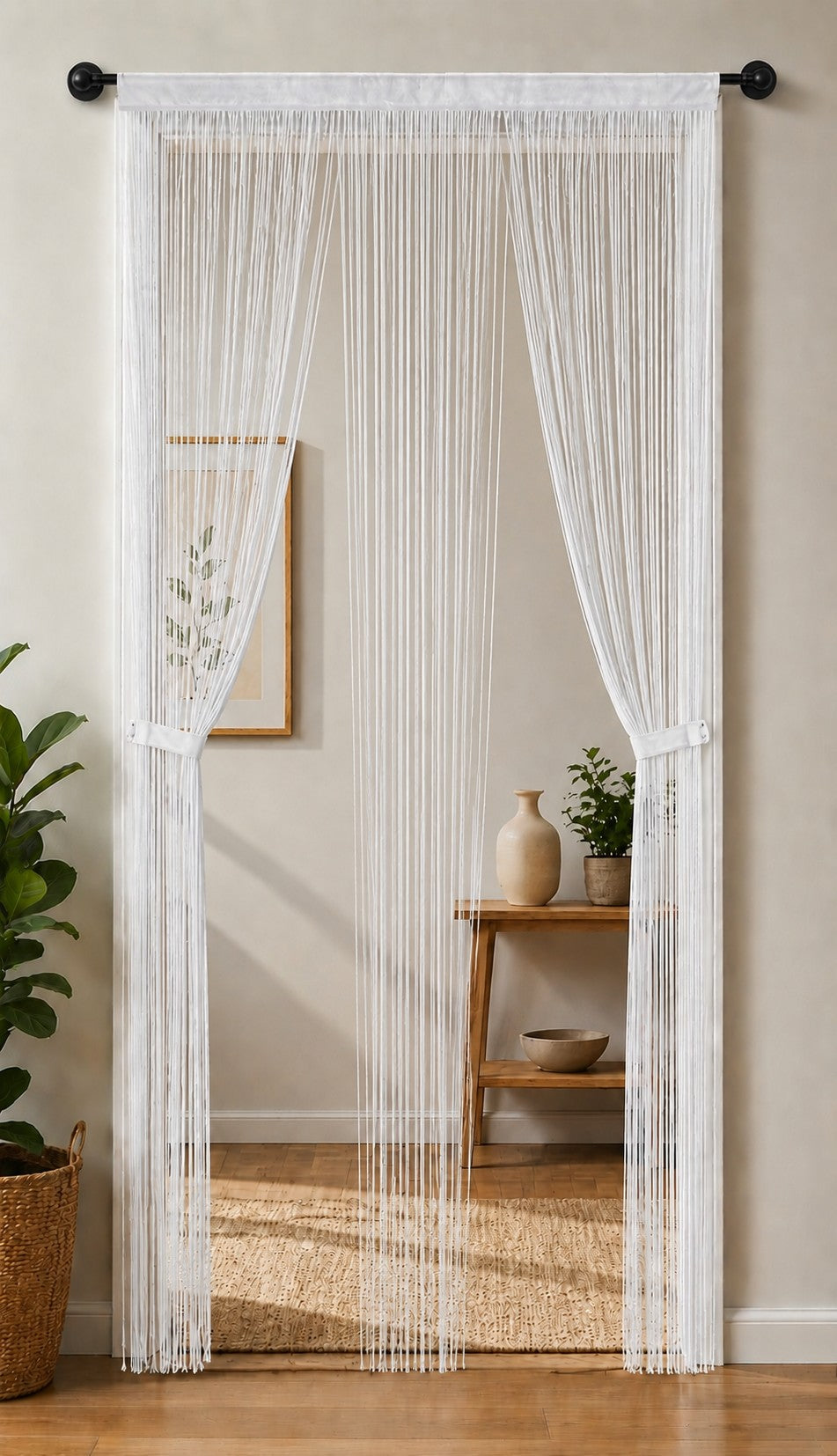 Fadenvorhang aus Polyester für Türen, Fenster und offene Durchgänge