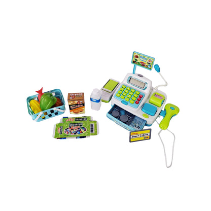 Spielkasse für Kinder mit Scanner und Kartenlesegerät