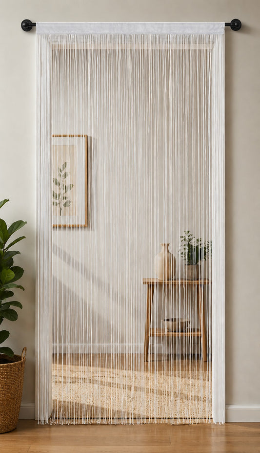 HSYLYM Faden Türvorhang 90x200 cm als dekorativer Raumteiler in modernem Design