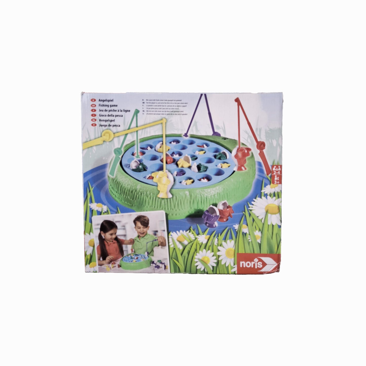 Noris Angelspiel magnetisches Kinderspiel mit bunten Fischen