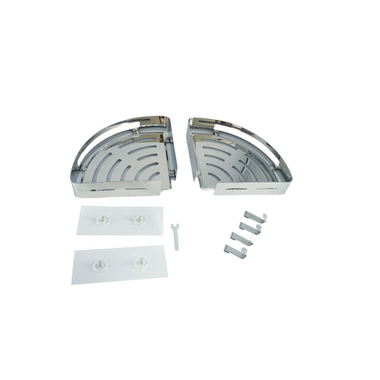 PNNP Duschregal ohne Bohren, silber