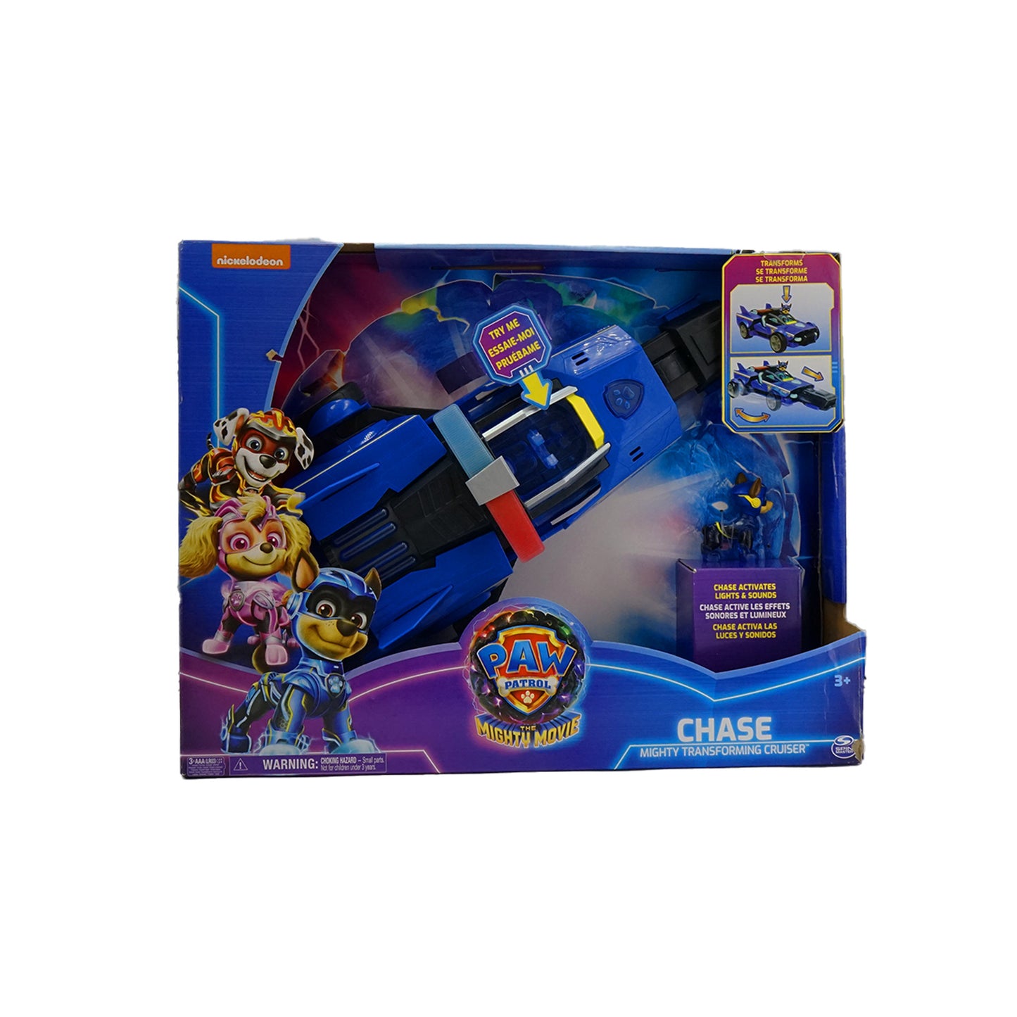 Paw Patrol Der Mighty Kinofilm - Chase Deluxe Superhelden-Raketenfahrzeug