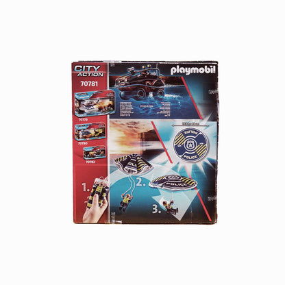 Playmobil Polizei-Fallschirm und Amphibien-Fahrzeug