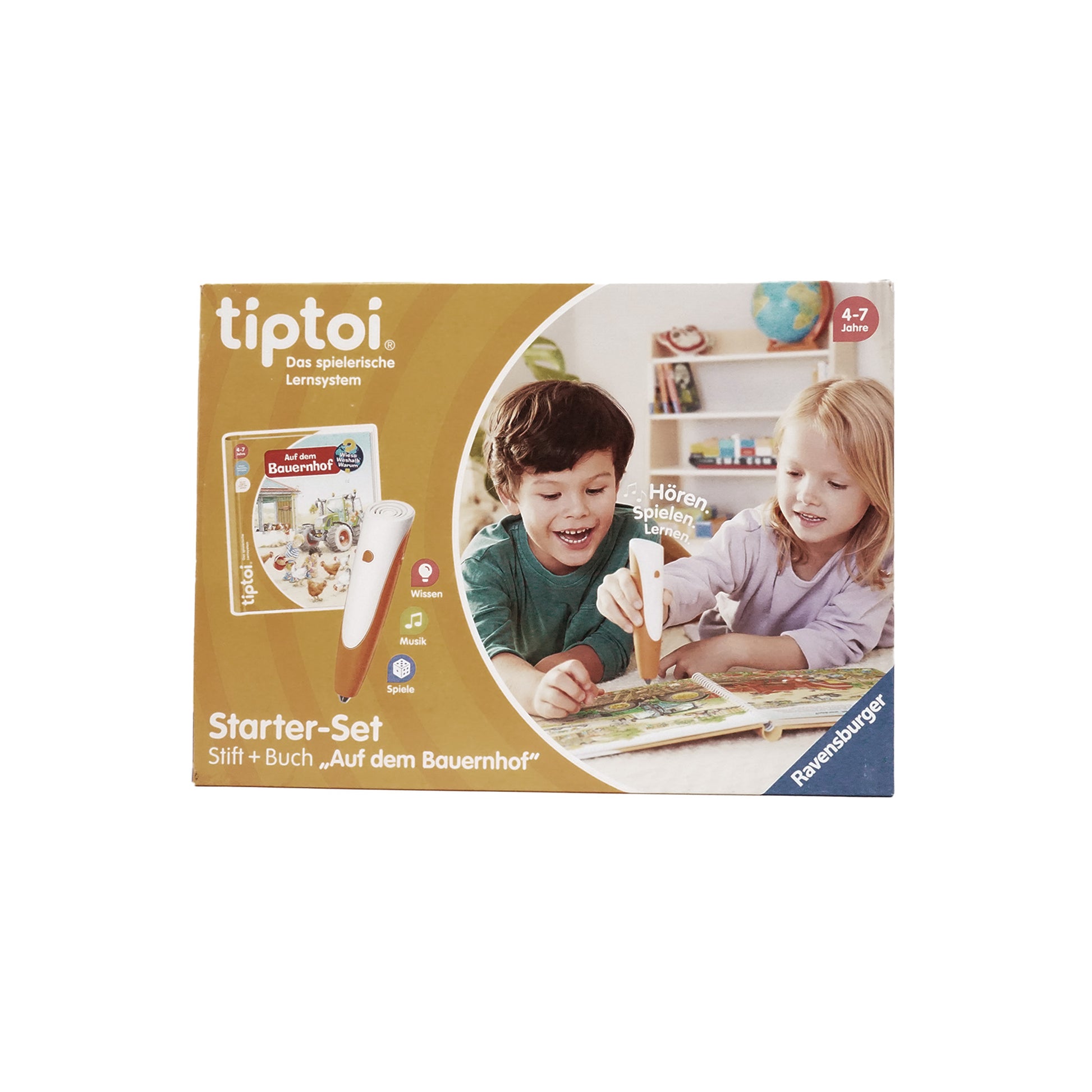 Ravensburger tiptoi Starter-Set 00114 Stift und Bauernhof-Buch