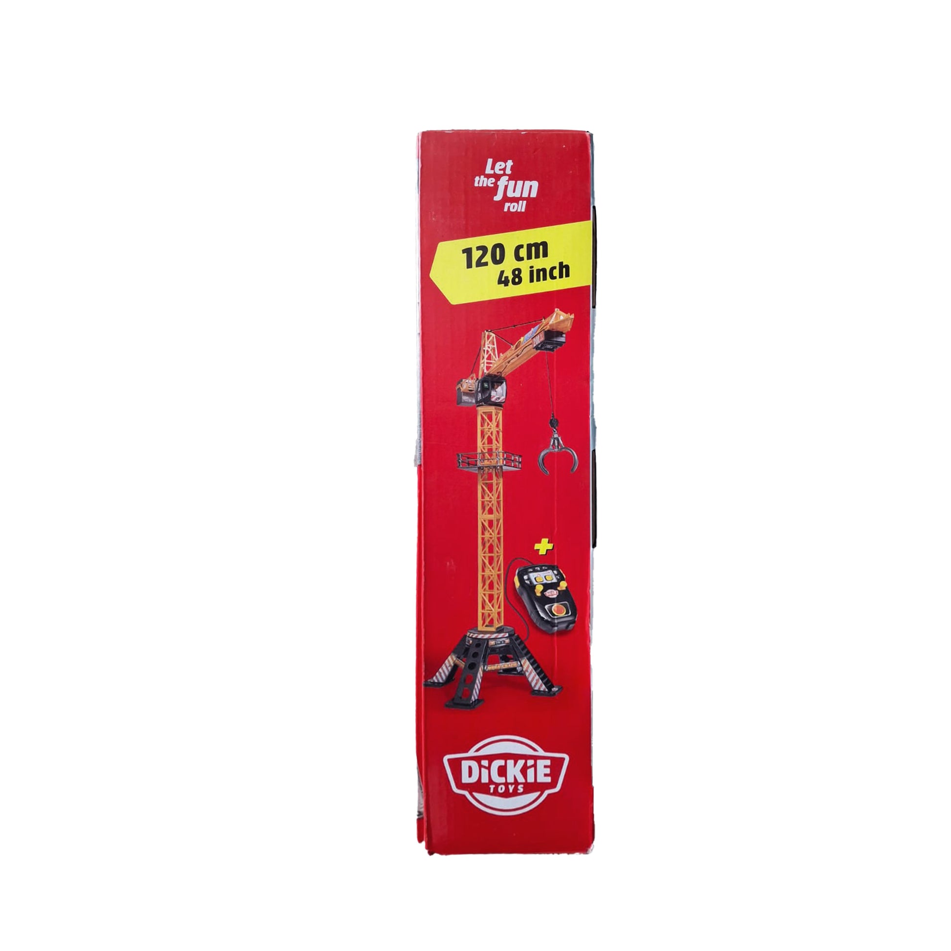 Großer Dickie Toys Baukran mit beweglichem Kranarm