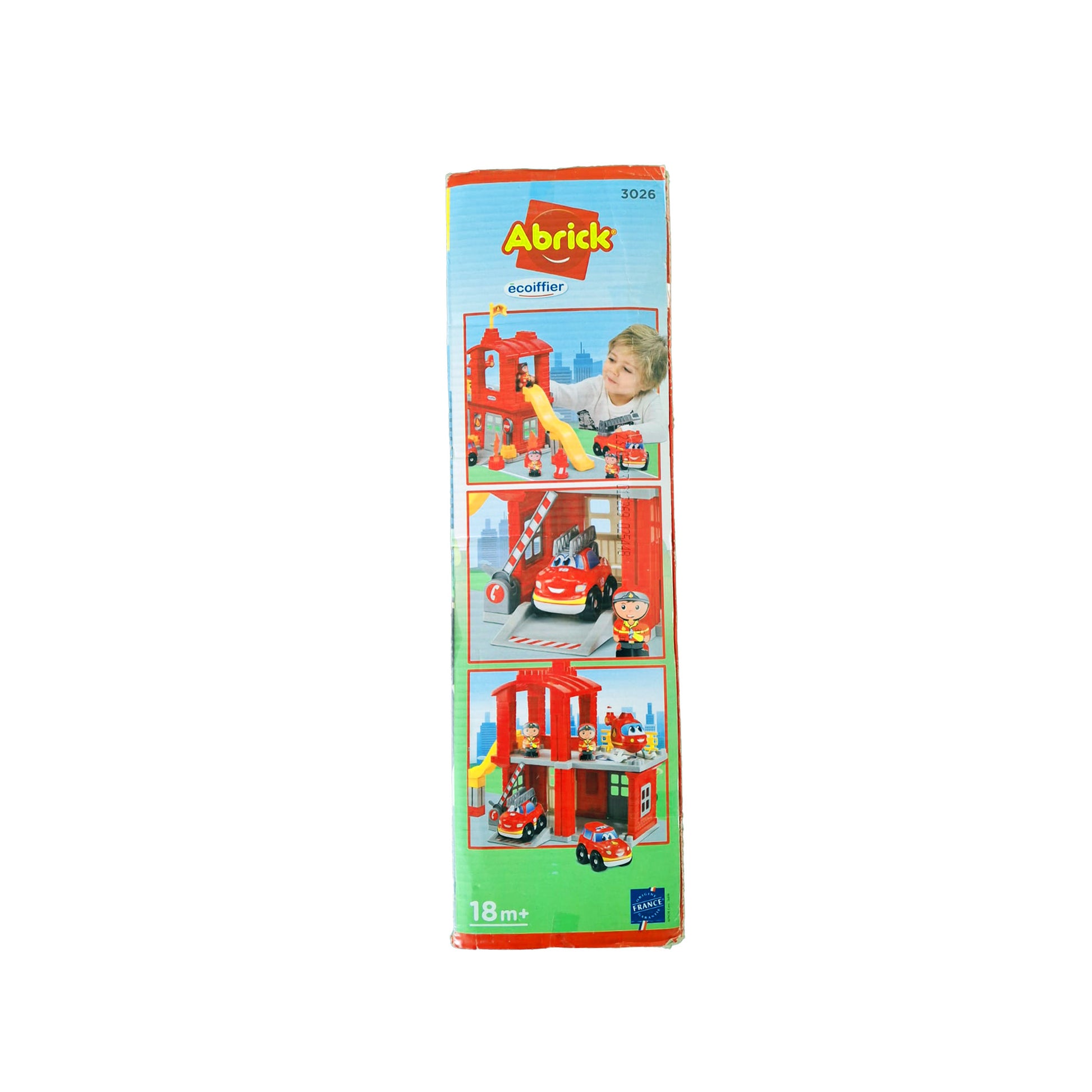 Kinder spielen mit der Abrick 3026 Feuerwehr Spielset