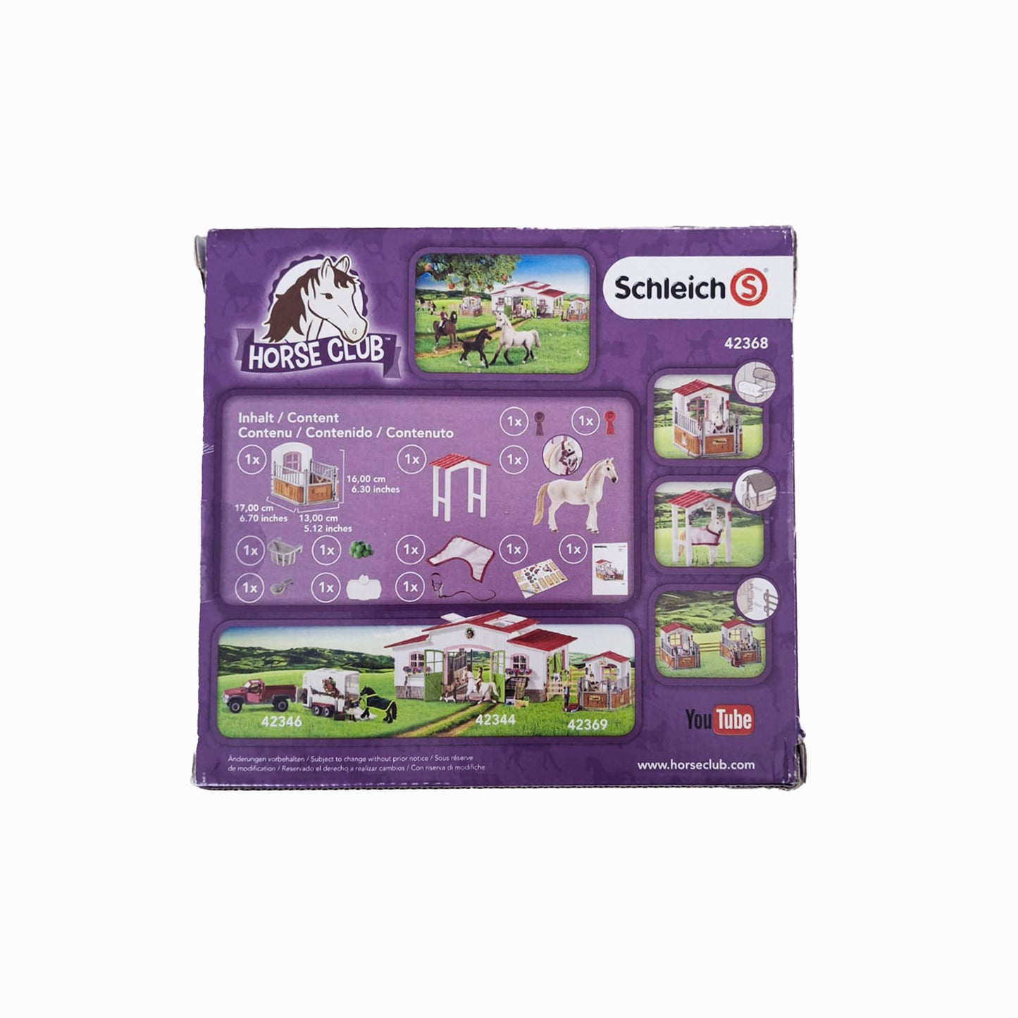 SCHLEICH Pferdebox Spielset für Kinder