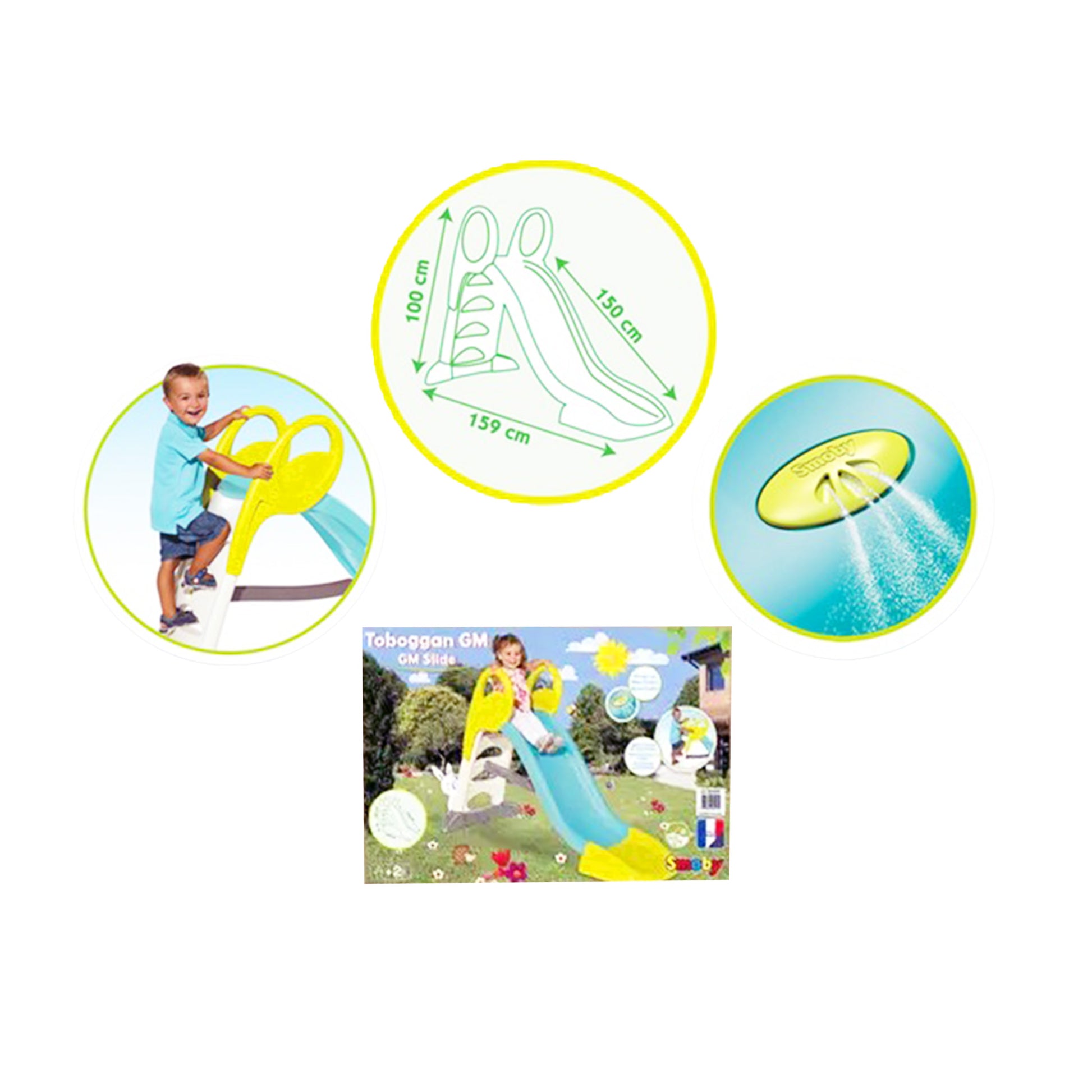 Smoby Rutsche mit Wasseranschluss