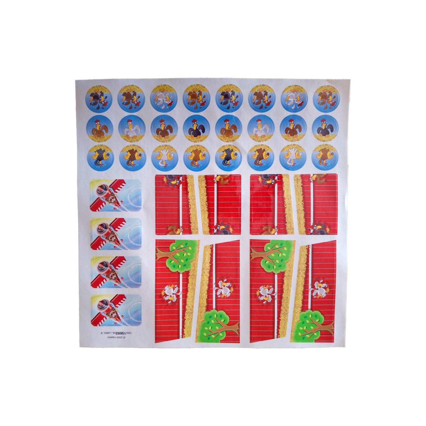 Ersatzteil  für Hasbro Looping Louie - Stickerbogen, groß