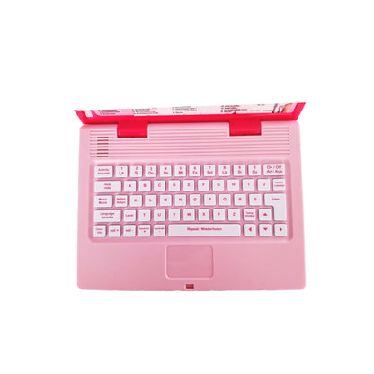 Tastatur des Lexibook Barbie Lerncomputers mit Buchstaben und Zahlen