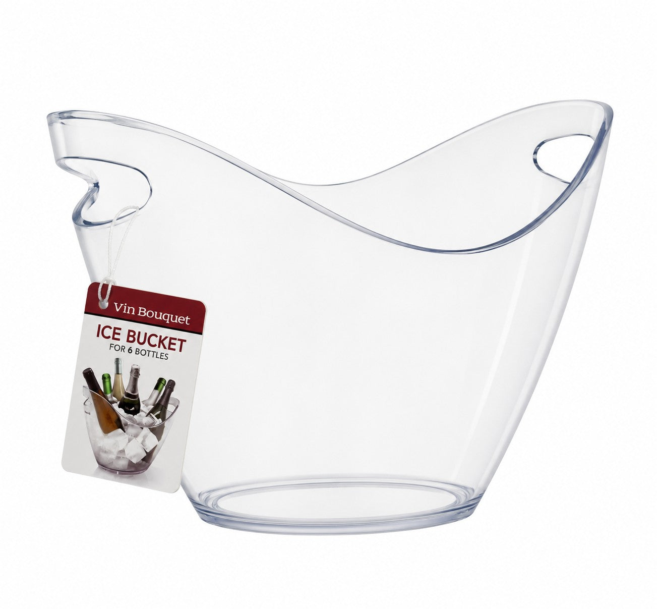Vin Bouquet FIE 029 transparenter Eiskübel für 6 Flaschen