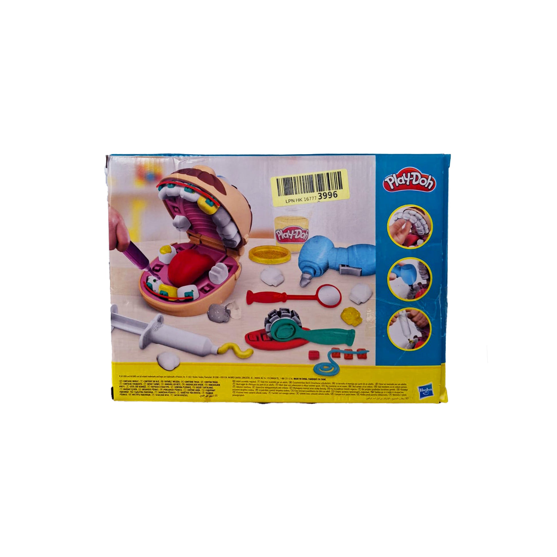 Play-Doh Zahnarzt Set Detail Zähne formen und bohren